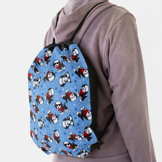 KiniArt Cutieface Havanese Drawstring Bag (Insitu)