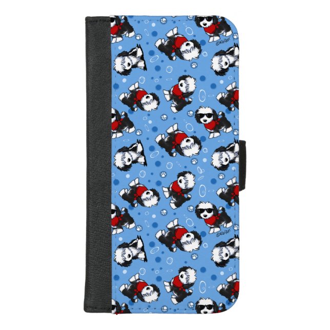 KiniArt Cutieface OES iPhone Wallet Case (Front)