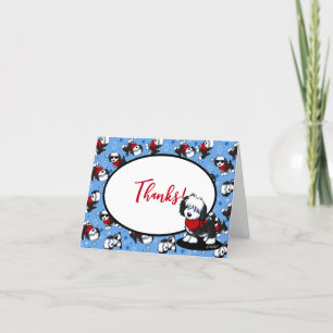 KiniArt Cutieface OES Puppy Thank You Card