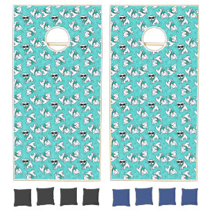 KiniArt Cutieface Westie Cornhole Set