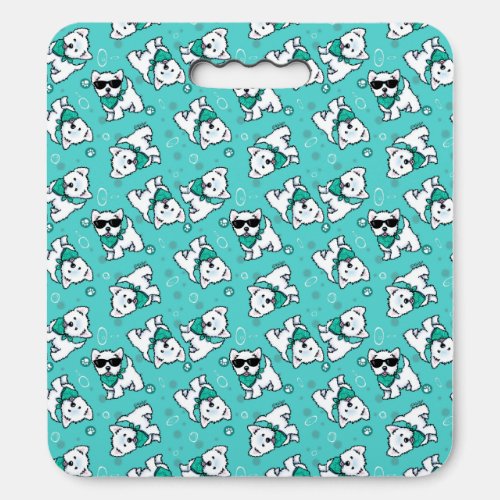 KiniArt Cutieface Westie Seat Cushion