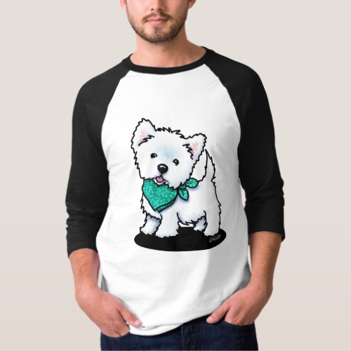 KiniArt Cutieface Westie T_Shirt