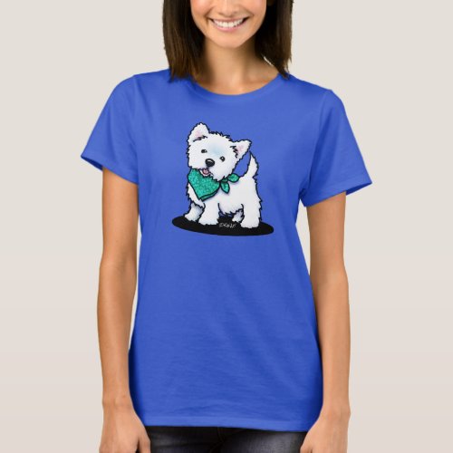 KiniArt Cutieface Westie T_Shirt