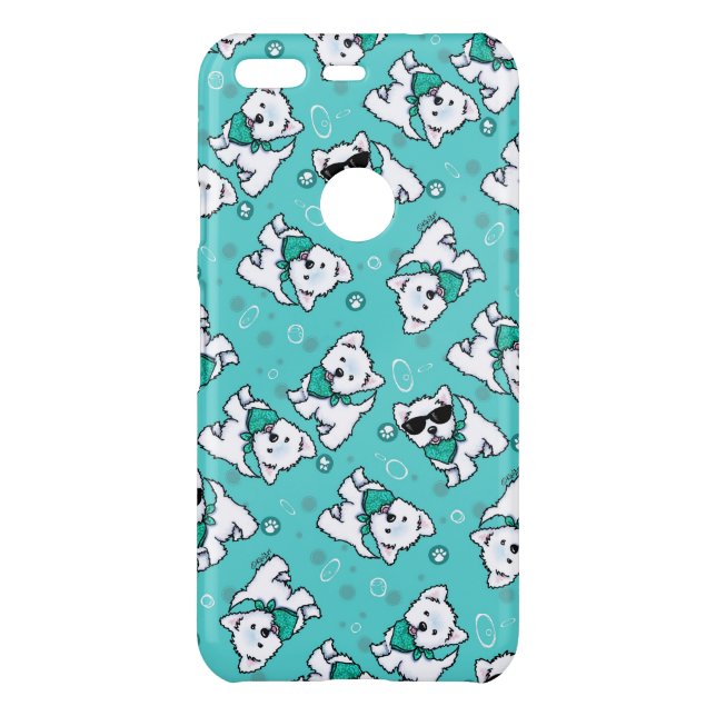 KiniArt Cutieface Westie  Uncommon Google Pixel Case (Back)