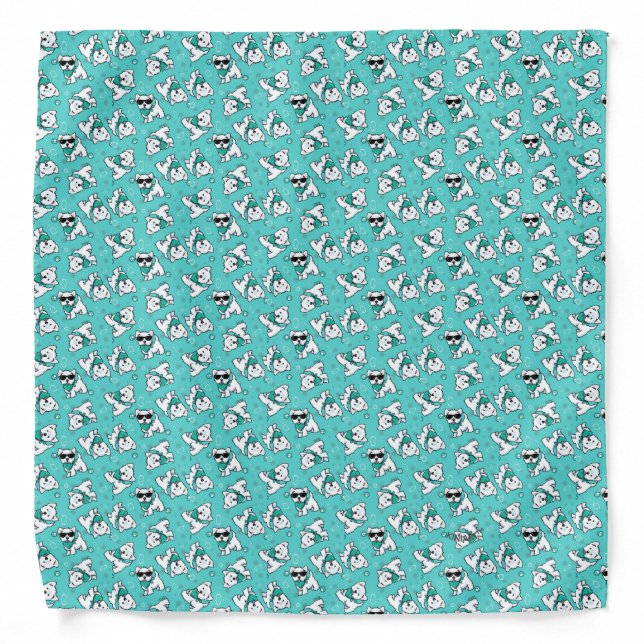 KiniArt Cutieface Westies Bandana (Front)