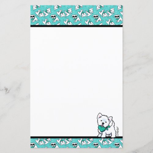 KiniArt Cutieface Westies Stationery