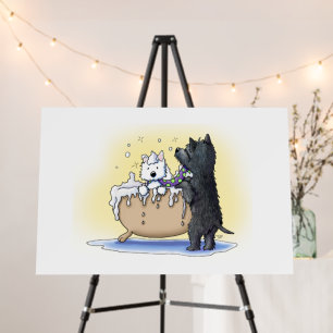 KiniArt Dog Grooming Art Foam Board