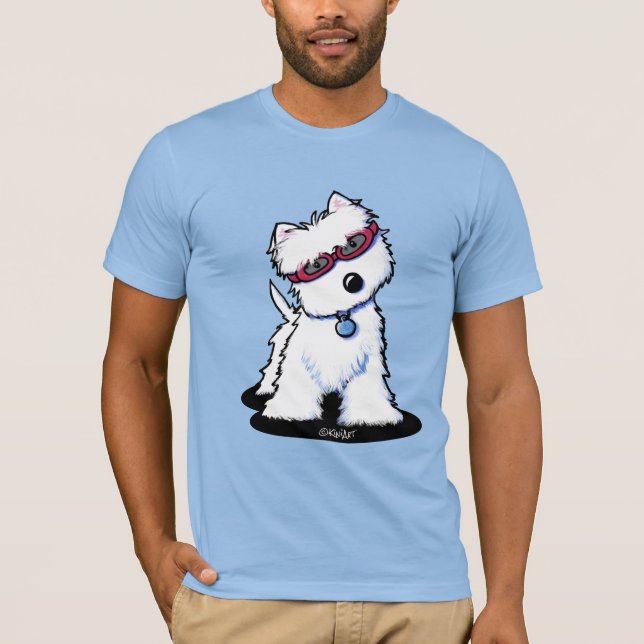 KiniArt Doggles Westie T-Shirt (Front)