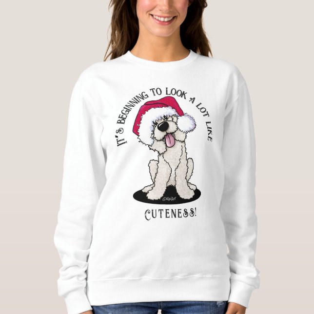 KiniArt Doodle Christmas Sweatshirt (Front)