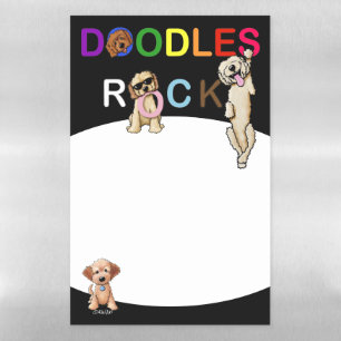 KiniArt Doodles Rock Dry Erase Board