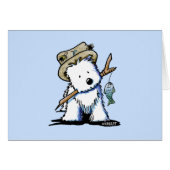 KiniArt Fishing Westie (Front Horizontal)