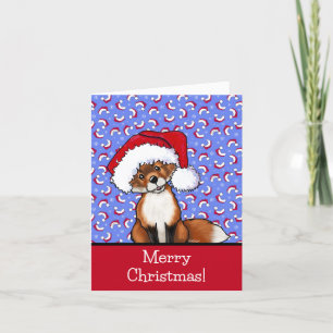 KiniArt Fox Christmas Card