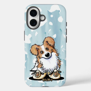 KiniArt Gold Border Collie iPhone 16 Case