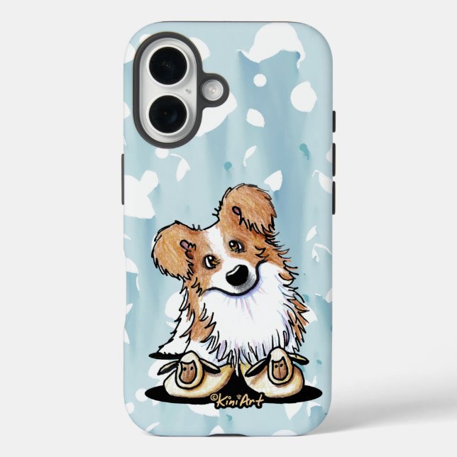 KiniArt Gold Border Collie Case-Mate iPhone Case (Back)