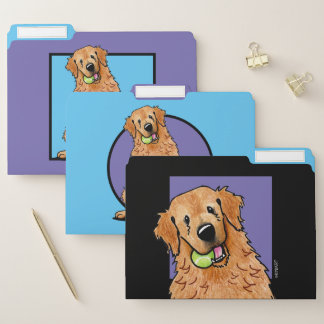 KiniArt Golden Retrievers File Folder