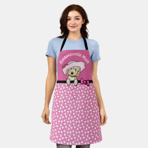 KiniArt Goldendoodle All-Over Print Apron