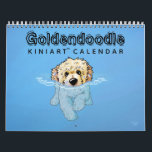 KiniArt Goldendoodle Calendar<br><div class="desc">KiniArt Goldendoodle / Labradoodle art calendar design by Contemporary PUP Artist,  Kim Niles..  ©️ Kim Niles,  KiniArt™️ - All Rights Reserved.</div>