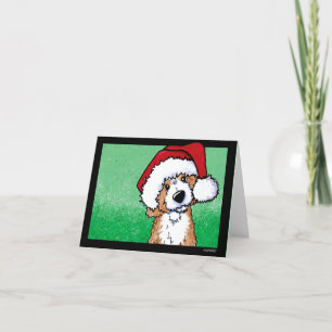 KiniArt Goldendoodle Christmas Card