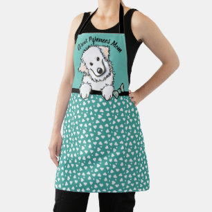 KiniArt Great Pyrenees All-Over Print Apron