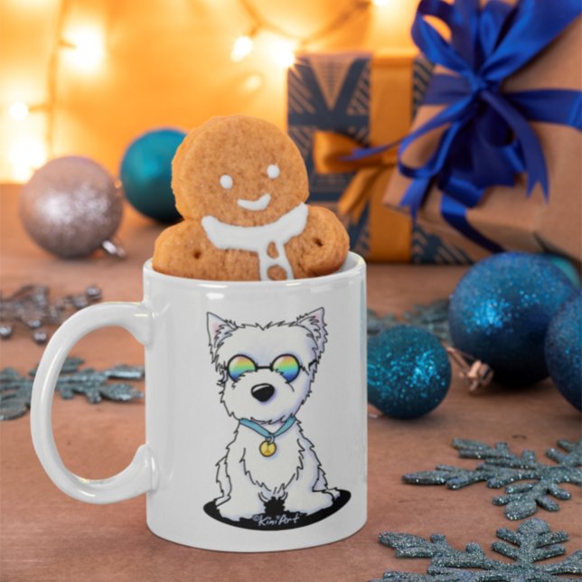 KiniArt Groovy Westie Coffee Mug (Creator Uploaded)