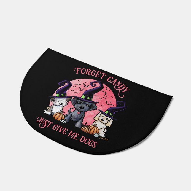 KiniArt Halloween Trio Doormat (Angled)