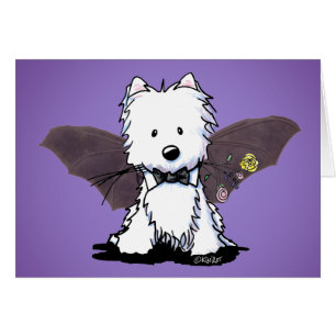 KiniArt Halloween Westie Terrier Cards