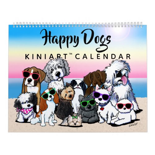 KiniArt Happy Dogs Calendar