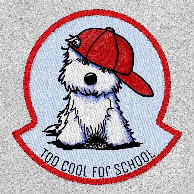 KiniArt HATS OFF TO DOGS Westie Patch (Front)