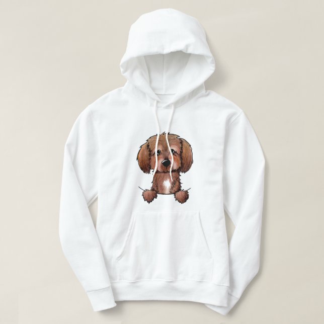 KiniArt Havanese Chocolate Hoodie (Design Front)