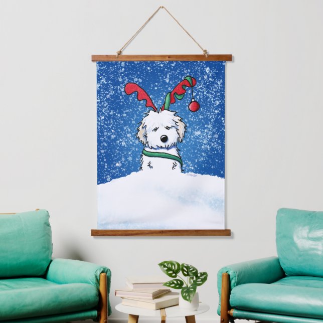 KiniArt Havanese Dog Hanging Tapestry (Living Room)