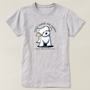 KiniArt Havanese Dog Lover T-Shirt