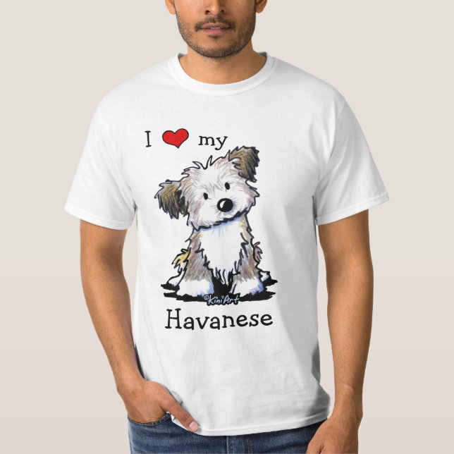 KiniArt Havanese T-Shirt (Front)