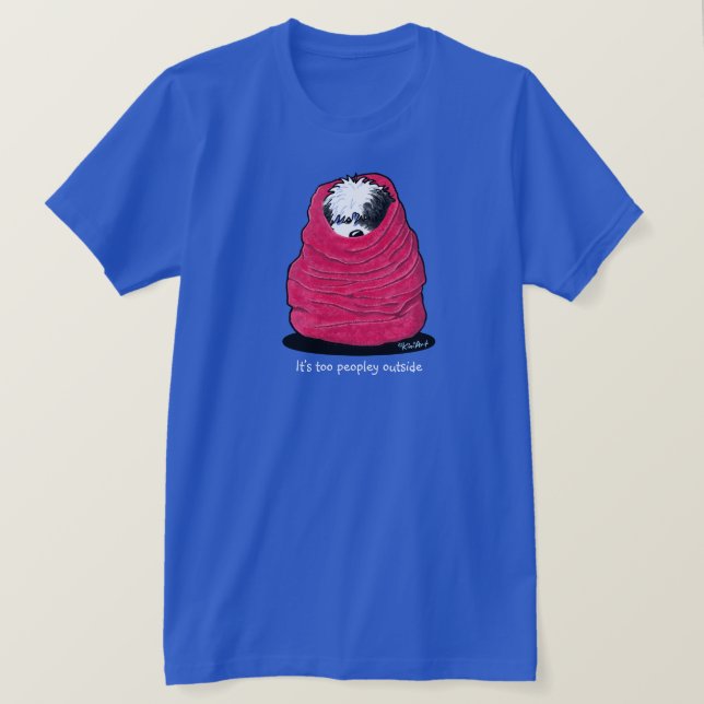 KiniArt Havanese Too Peopley T-Shirt (Design Front)