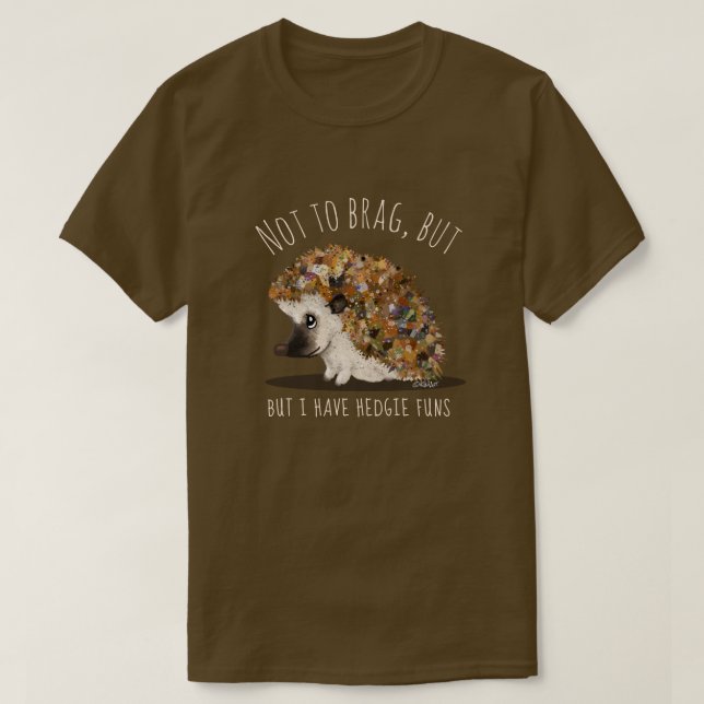 KiniArt Hedgehog T-Shirt (Design Front)