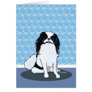 KiniArt Japanese Chin Card