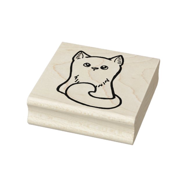 KiniArt Kitten Rubber Stamp (Stamp)