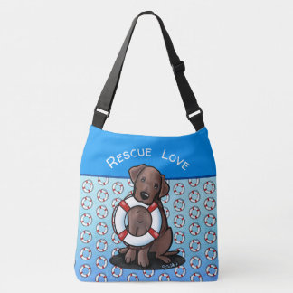 KiniArt Labrador Rescue Crossbody Bag