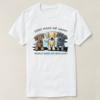KiniArt Labrador Trio T-Shirt