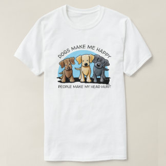 KiniArt Labrador Trio T-Shirt