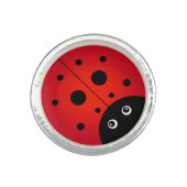 KiniArt Ladybug Ring (Front)