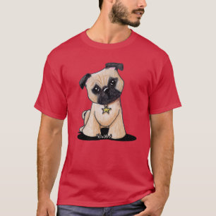 KiniArt Liberty Pug T-Shirt