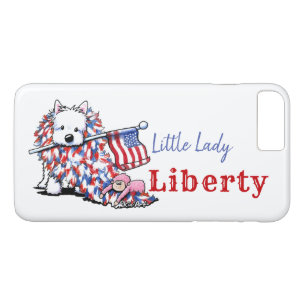 KiniArt Liberty Westie Portrait iPhone 8 Plus/7 Plus Case