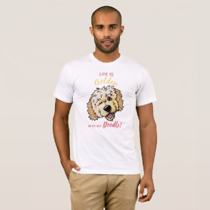 KiniArt Life Is Golden DOODLE T-Shirt