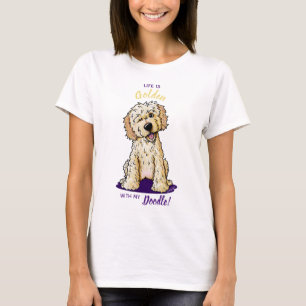 KiniArt Life Is Golden DOODLE T-Shirt