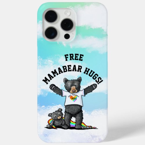 KiniArt Mamabear Hugs iPhone 15 Pro Max Case