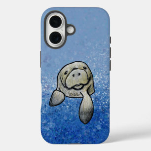 KiniArt Manatee iPhone 16 Case