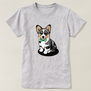 KiniArt Merle Corgi Puppy T-Shirt