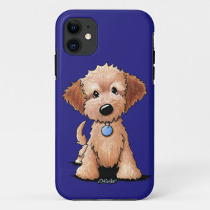 KiniArt Mini Goldendoodle iPhone 11 Case