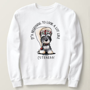 KiniArt Mini Schnauzer Christmas Sweatshirt