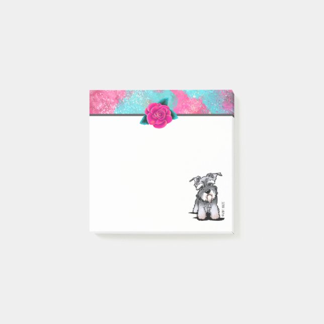 KiniArt Mini Schnauzer  Post-it Notes (Front)